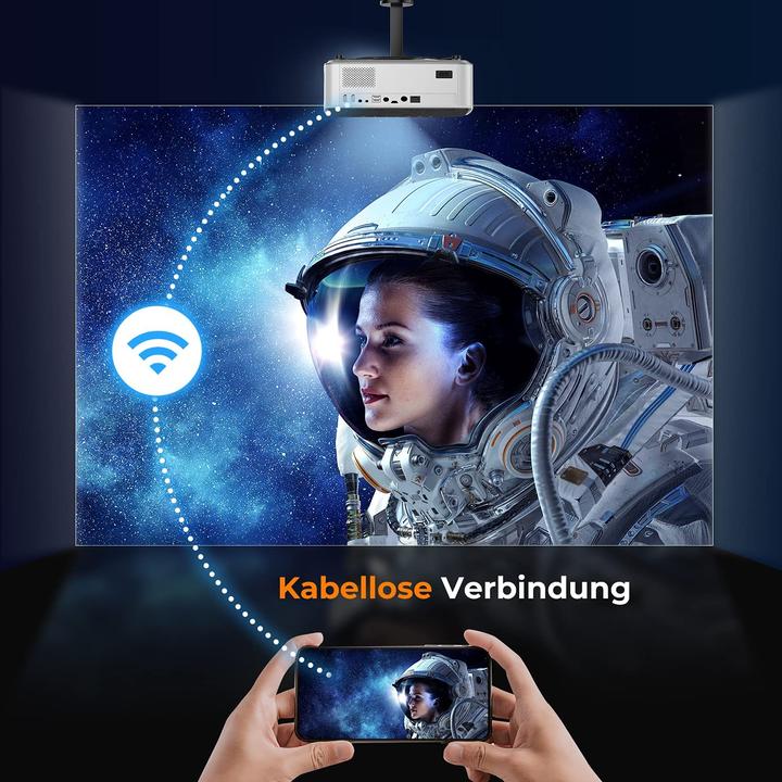 Produktbild Yaber V6 Heimkino Projektor (Full HD, 8500 lm, 1.5:1)