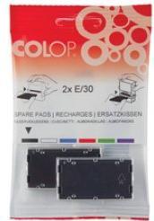 Image du produit Colop Tampon encreur E/2600 bleu 2 pièces