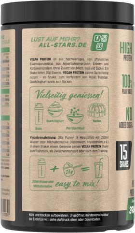 Produktbild All Stars Vegan Protein (390G Dose) (Banane, 1 Stk., 400 g)
