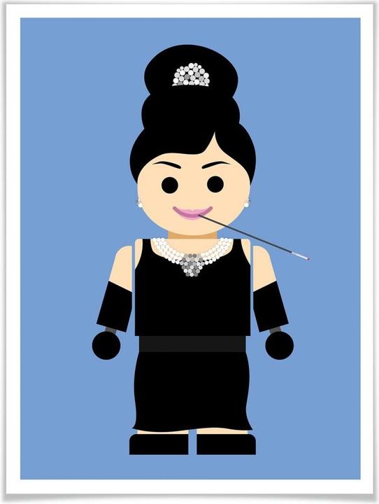 Image du produit Trenddeko Jouet Audrey Hepburn (50 x 60 cm)