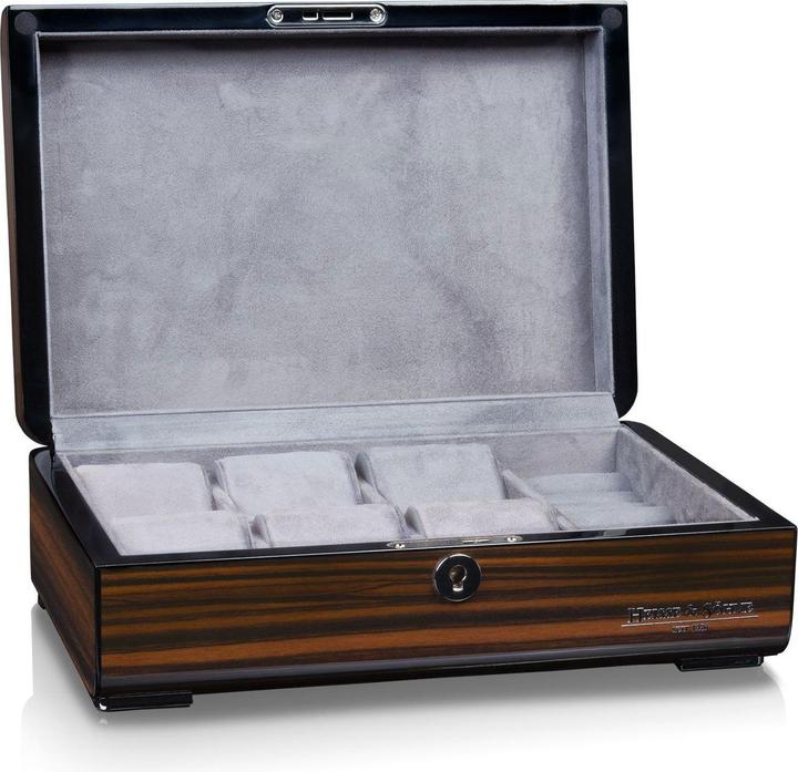Actual product image Heisse & Söhne Watch box Phoenix 6+ Ebony