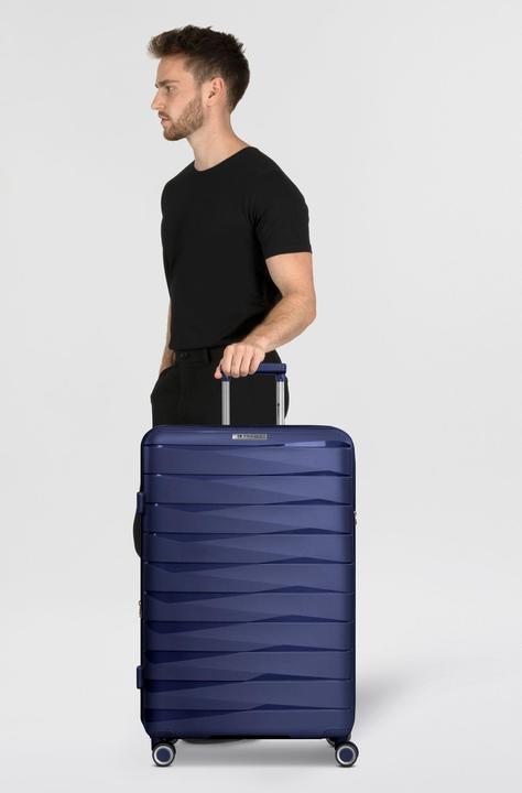 Immagine prodotto Franky Trolley London a 4 ruote L 74 cm con piega a espansione (91 l, XL (da 115l))