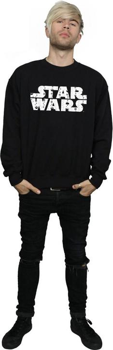 Actual product image Star Wars Mens Christmas Logo Sweatshirt (XL)