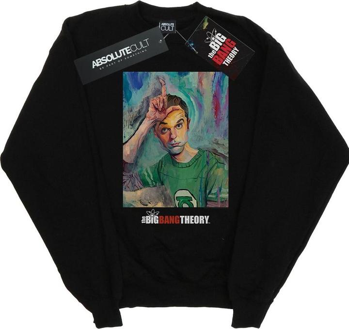 Dam Sheldon Loser Gemälde Baumwolle Sweatshirt