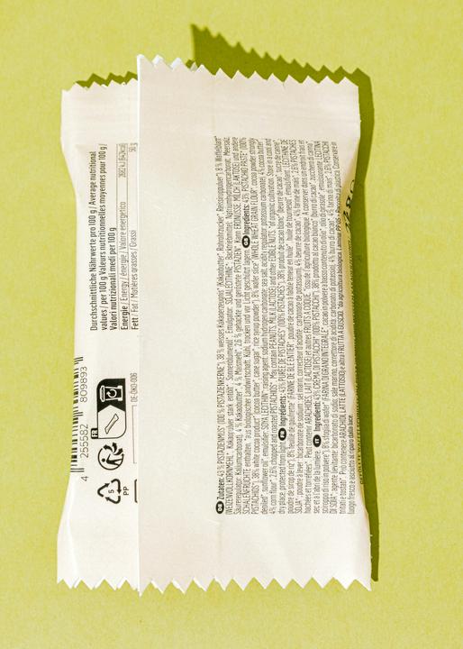 Image du produit KoRo Gaufrettes fourrées bio à la purée de pistache et au cacao blanc (12 pcs, 264 g)