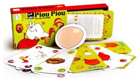 Image du produit Djeco Jeu de cartes Piou Piou (Allemand, Anglais)