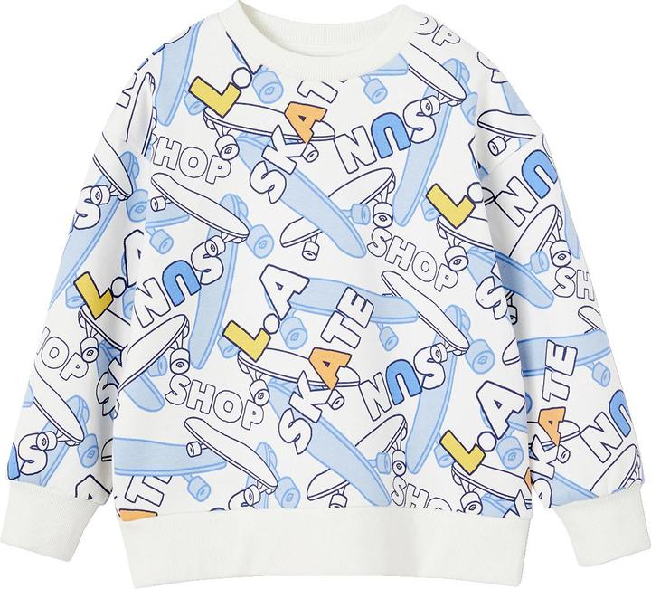 Produktbild Vertbaudet Jungen Sweatshirt mit Skater-Print und Recycling-Polyester (92)
