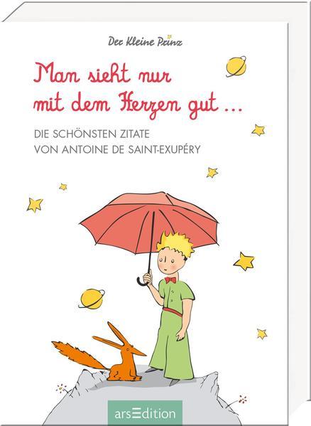 Actual product image Man sieht nur mit dem Herzen gut (German, Antoine de Saint-Exupéry, 2021)