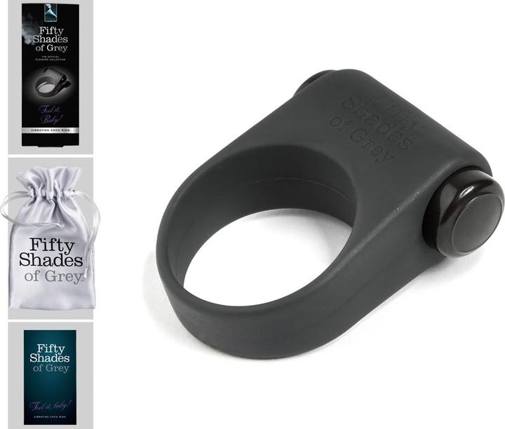 Actual product image Fifty Shades of Grey Feel it Vibrating Cock Ring (6.40 cm)