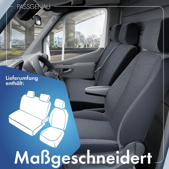Immagine prodotto Walser Coprisedili per Iveco Daily IV sedile singolo e doppia panca anteriore in poliestere BJ 2006 08/2011