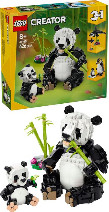 Produktbild LEGO Wilde Tiere: Pandafamilie (31165, LEGO Creator 3-in-1)