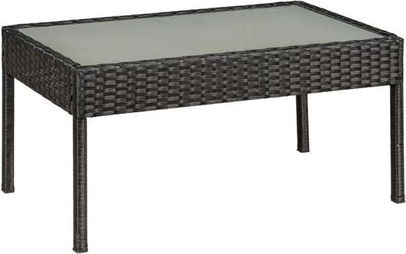 Actual product image Juskys Trinidad polyrattan seating group