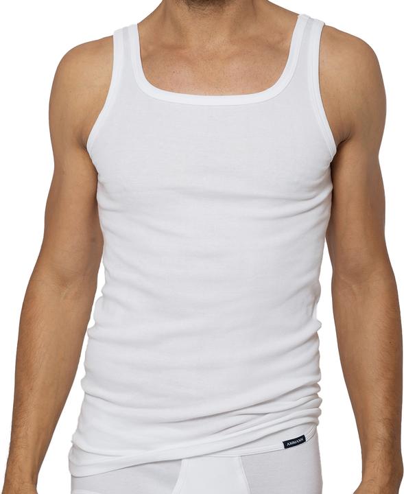 Produktbild Ammann 4er Pack Organic Cotton Feinripp Unterhemd / Tanktop (XL)