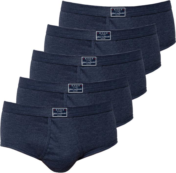 Produktbild ESGE 5er Pack - Feinripp Jeans Slip mit Eingriff (M, 5er Pack)