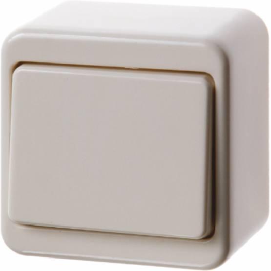 Produktbild Berker Wippschalter Aufputz weiss, glänzend 300740