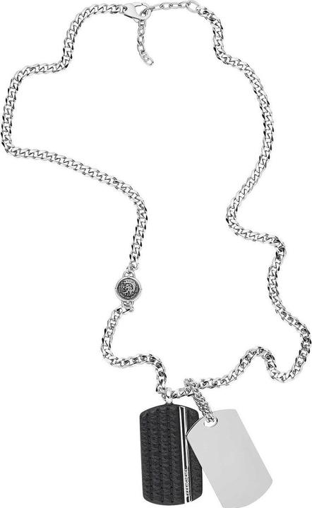 Produktbild Diesel Double Dogtags (Edelstahl, Leder, 65 cm)