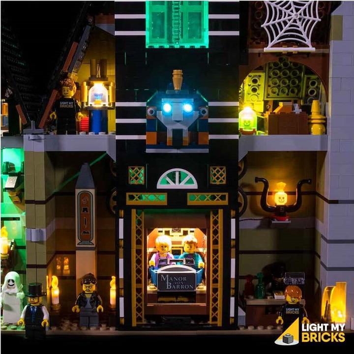 Produktbild Light my bricks LED Licht Set für LEGO Geisterhaus auf dem Jahrmarkt