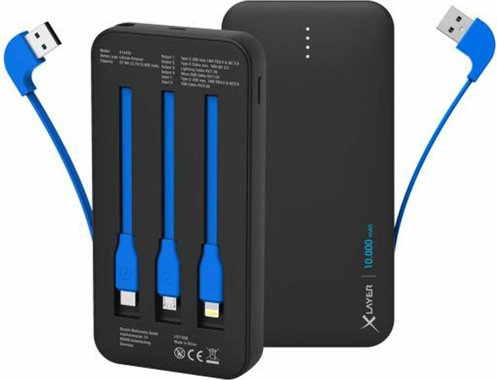 Image du produit Xlayer Powerbank Plus AllinOne (10000 mAh, 18 W, 37 Wh)