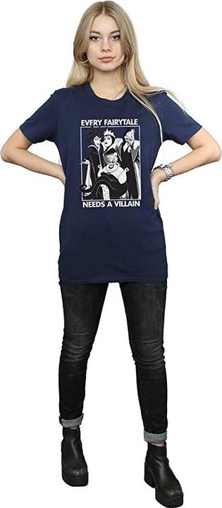 Image du produit Disney T-shirt en coton Femme/Ladies Every Fairy Tale Needs A Villain (Chaque conte de fées a besoin d'un (XXL)