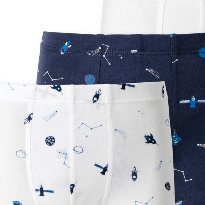 Actual product image Schiesser Pack of 10 Kids Boys 95/5 Organic Cotton Shorts (116, pack of 10)