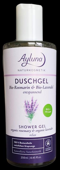 Actual product image Ayluna Shower gel rosemary & lavender (250 ml)