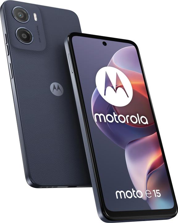Actual product image Motorola moto e15 (64 GB, Blue, 6.67", Dual SIM, 32 Mpx, 4G)
