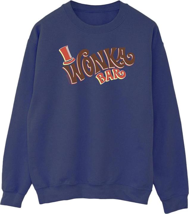 Actual product image Willy Wonka & the Chocolate Factory Mens Bar Logo Sweatshirt (4XL)