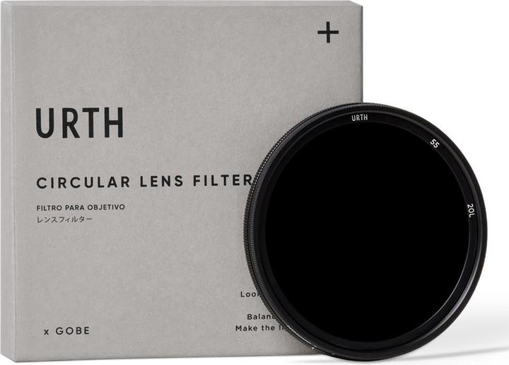 Image du produit Urth 55mm ND64 1000 (6 10 Stop) Variable ND Lens Filter (Plus+) (Filtre gris neutre, 55 mm)