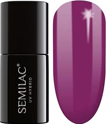 Actual product image Semilac UV Nail Polish 012 Pink Cherry 7ml (pink cherry, UV gel varnish)