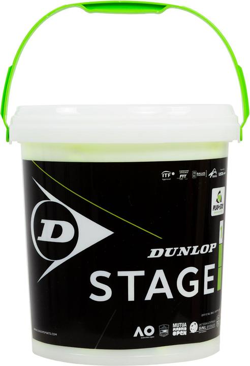 Actual product image Dunlop Tennis balls STAGE 1 GREEN 60-bucket ITF