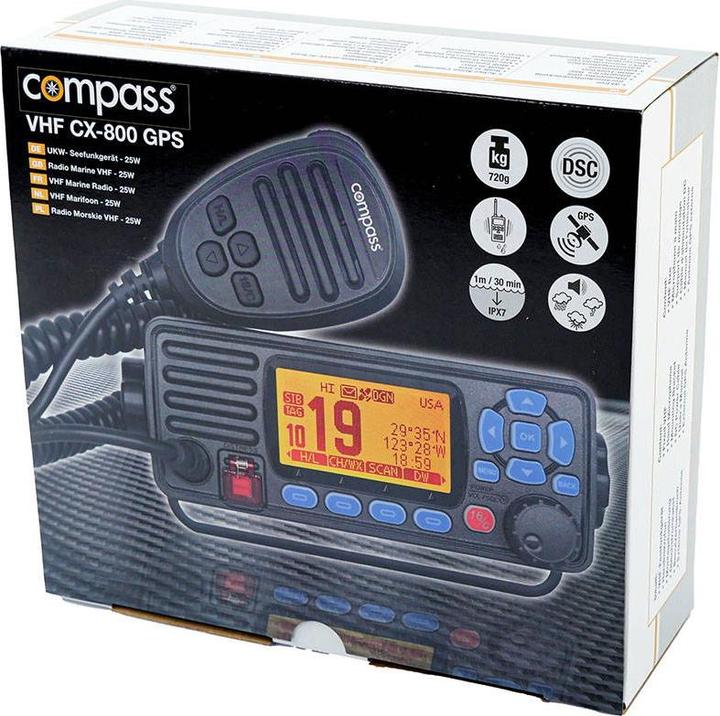 Produktbild Compass CX-800« Seefunkgerät GPS