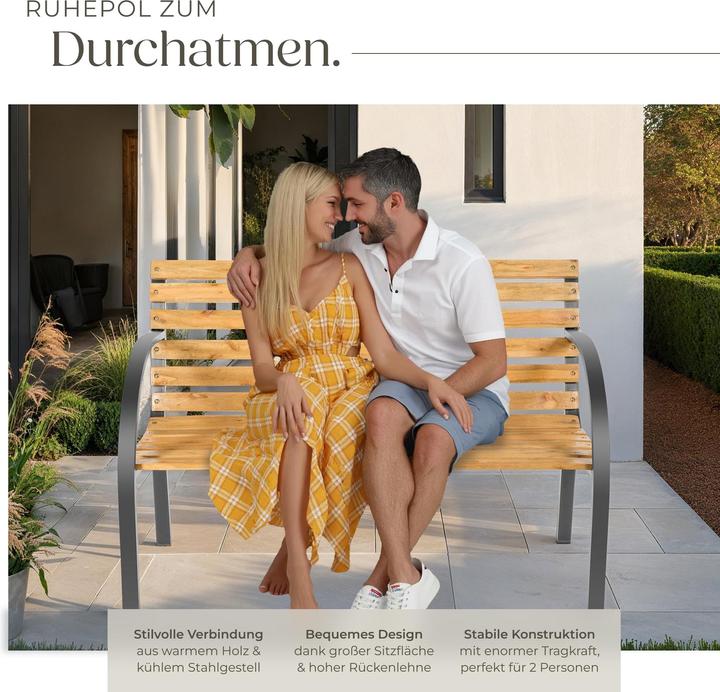 Immagine prodotto tectake Panchina da giardino Micha