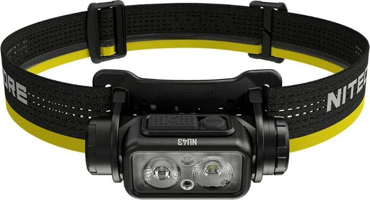 Nitecore NU43 Noir, Jaune Lampe de poche frontale LED (1400 lm)