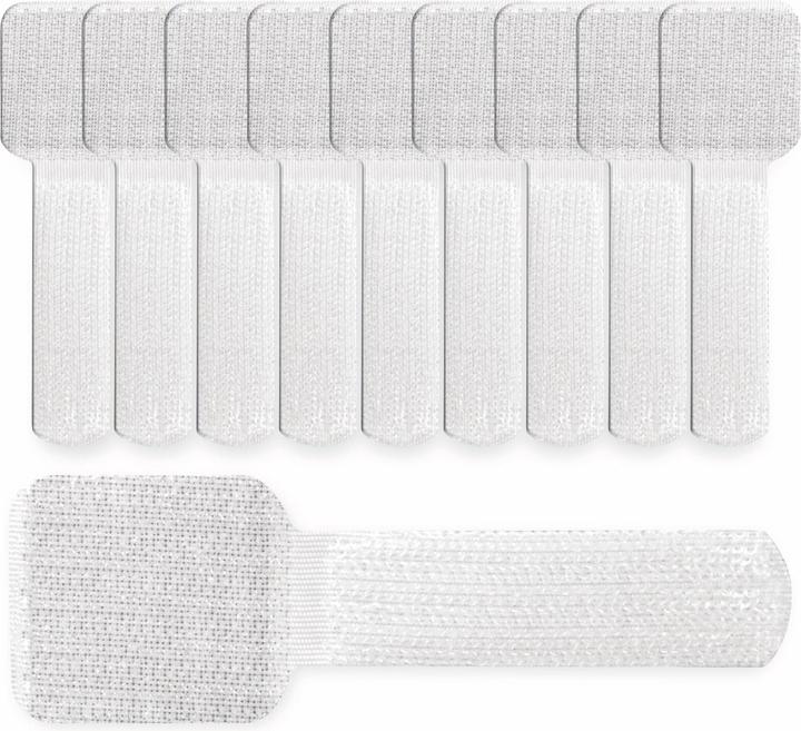 Immagine prodotto Label-the-cable Fascette in velcro da parete LTC, confezione da 10 (Fascette in velcro, 90 mm, 10 pz.)