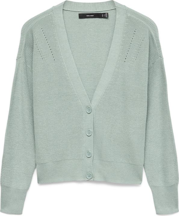 Actual product image Vero Moda Vmnewlexsun Ls Short V-Neck Car Ga Noos (M)