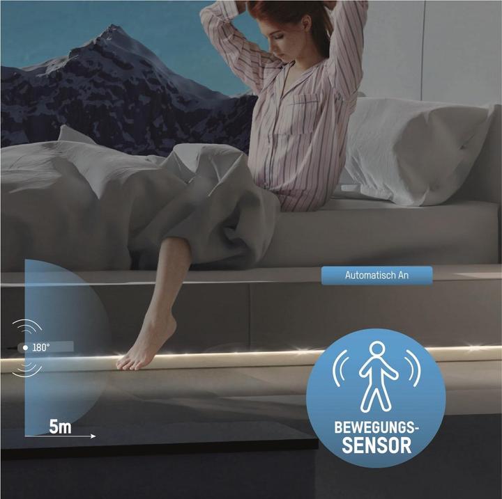 Produktbild Ansmann LED-Band mit Sensor (Warmweiss, 200 cm, Indoor)