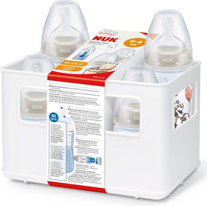 Produktbild NUK Disney Winnie Puuh First Choice+ Starter Set mit Temperature Control (300 ml)