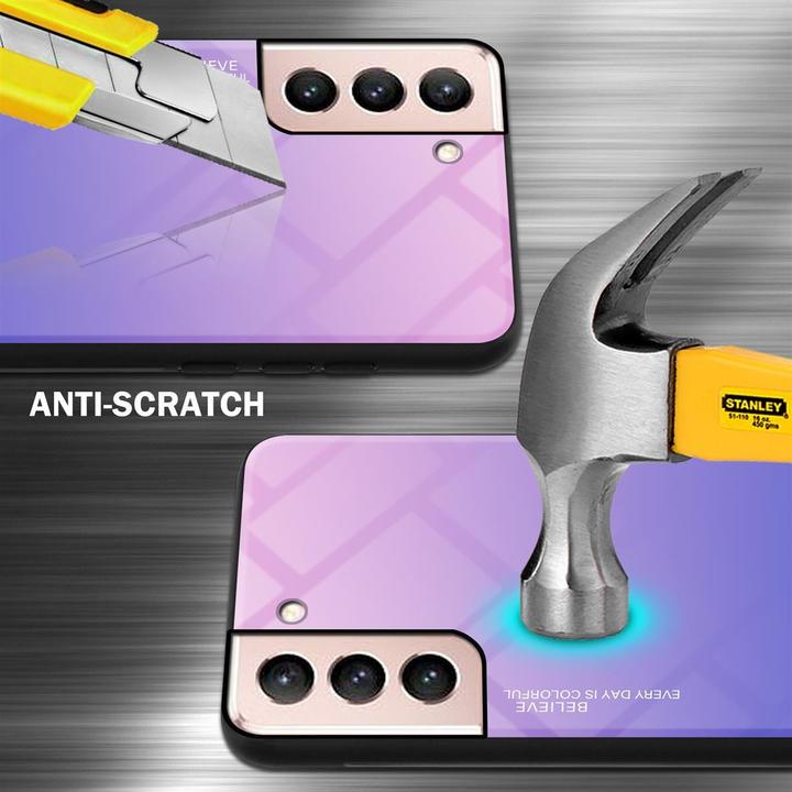 Produktbild Cadorabo TPU 2 Farben Glas Cover (Samsung Galaxy S21 5G)