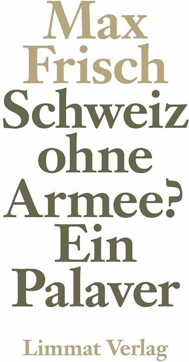 Actual product image Schweiz ohne Armee? (German, Max Fresh, 1989)