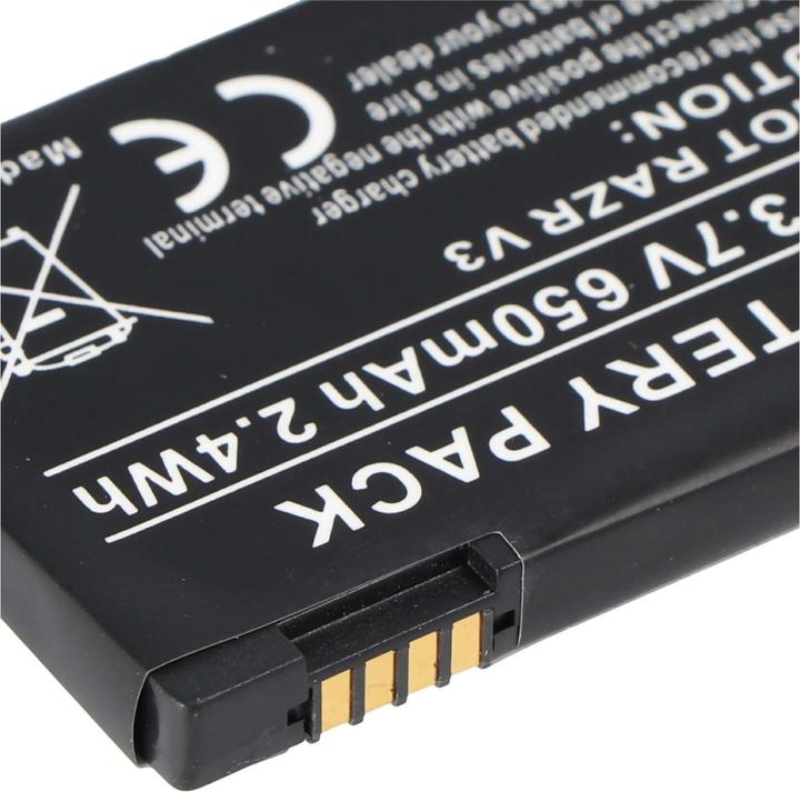 Produktbild AccuCell Akku Motorola V3 Razr, PEBL, SNN5696