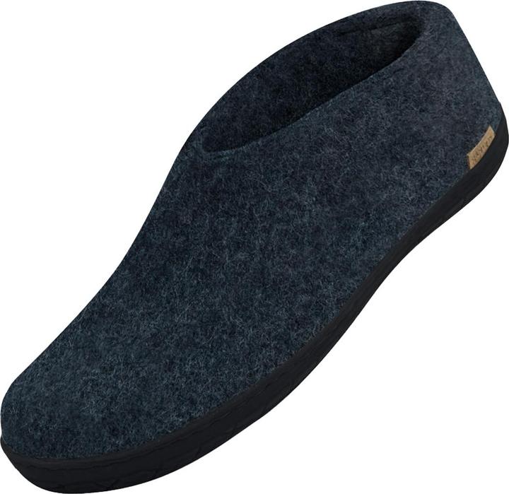 Image du produit Glerups Semelle en caoutchouc naturel Noir Pantoufle (46)