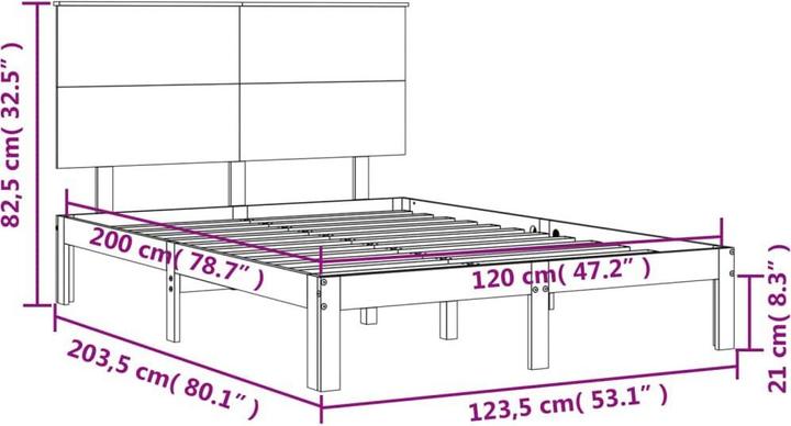 Produktbild VidaXL Lensar (120 x 200 cm)