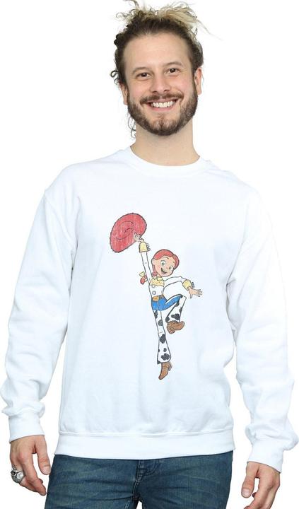 Actual product image Disney Mens Toy Story 4 Jessie Jump Pose Sweatshirt (XXL)