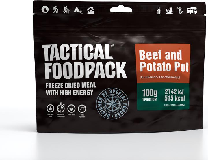 Image du produit Tactical Foodpack Pot de boeuf et de pommes de terre (100 g)