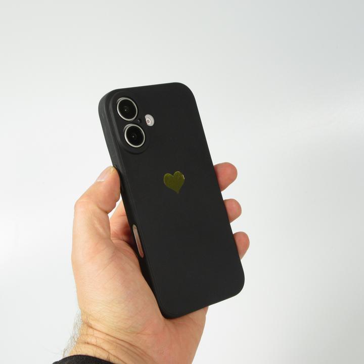 Immagine prodotto PhoneLook Cover Tappetino in silicone Cuore oro (Apple iPhone 16 Plus)
