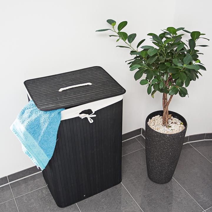 Immagine prodotto Relaxdays Cesto portabiancheria in bambù (83 l)