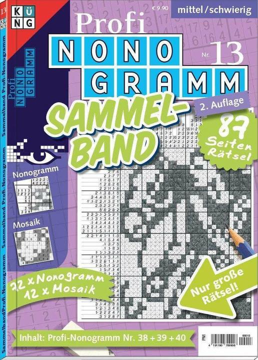 Actual product image Educational Technology Profi-Nonogramm Sammelband Nr. 13 (German, Conceptis Puzzles, 2024)