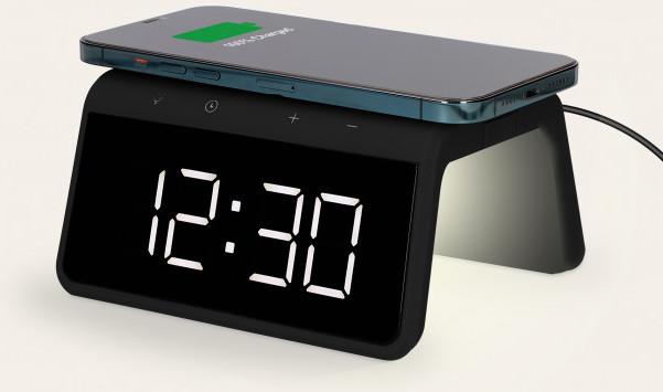Produktbild KSIX Alarm Clock 2 With Fast Charge Wireless Charger 7.5w-10w