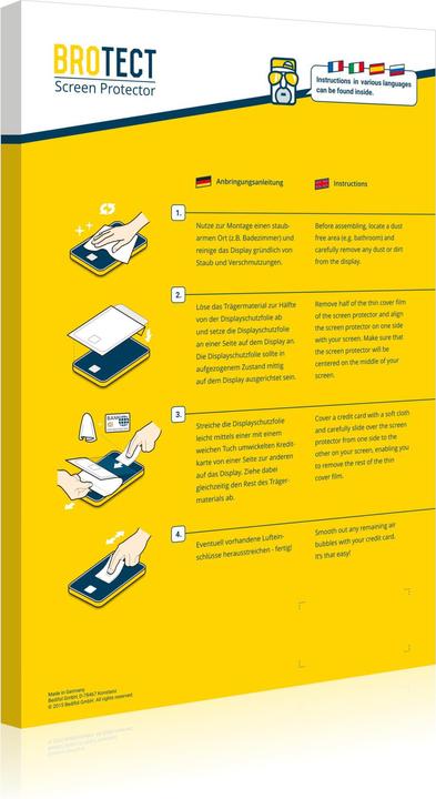 Actual product image BROTECT Anti-glare screen protector matt (2 Piece, Doro 8080)