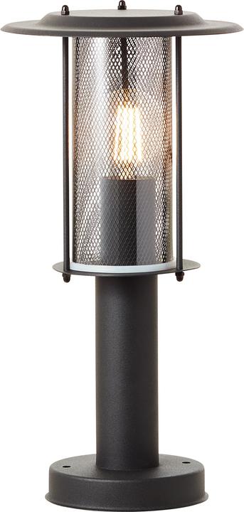 Image du produit Brilliant Detroit Borne d'éclairage extérieur 40cm noir mat métal/plastique 1x A6 (E27, IP44)